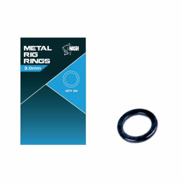 Nash Kroužek Metal Rig Rings 3,0mm 20ks (T8330)