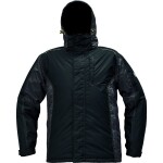 Bunda DAYBORO zimní parka s odepínací kapucí pánská černá 2XL černá