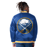 Starter Pánská bunda Buffalo Sabres NHL Closer Reversible Varsity Satin Jacket Velikost: M