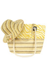 Art Of Polo Bag&Hat Tr22102-1 White/Light Yellow Vhodné pro formát A4