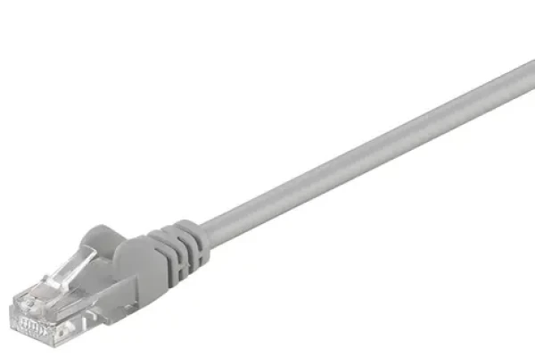 Goobay 68352 šedá / Patch kabel / Cat 5e / U/UTP / RJ-45 / 15 m (68352)