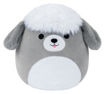 Squishmallows Šedobílý ovčácký pes - Arnold 13cm