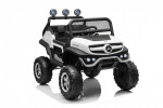 Mamido Dětské elektrické autíčko Buggy Mercedes-Benz Unimog 4x4 bílé