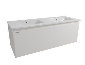Koupelnová skříňka s umyvadlem Naturel Ancona 120x45x46 cm bílá ANCONA2120DVB ANCONA2120DVB