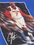 Mitchell & Ness Pánská mikina New York Knicks NBA Carmelo Anthony Player Photo Hoodie Velikost: 2XL