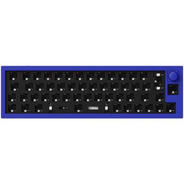 Keychron Q9 Barebone ISO Knob modrá / Hliníkové tělo klávesnice / RGB / bez kláves (Q9-F3)