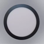 LED podhledové svítidlo RING 6W 4200K KULATÝ ČERNÝ