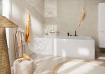 HANSGROHE - Tecturis S Baterie na okraj vany, 3-otvorová instalace, sBox, matná černá 73447670