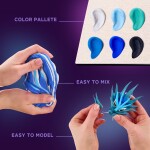 OKTO Manga motiv živlů "Voda" 30x40 cm, OKTO, W051103