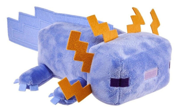 Minecraft Plyšák - Modrý Axolotl 20 cm