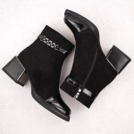 D&A S.Barski boty s ozdobným podpatkem Premium Collection W MR880-018 OLI269A 37