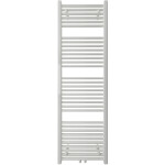 CERANO - Koupelnový radiátorový set Lincoln - kombinované výtápění, termo tyč - středové připojení 50 mm - 300W - bílá lesklá - 1600x500 mm CER-663376