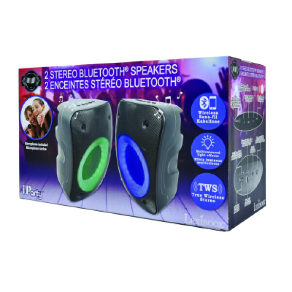 Lexibook iParty sada přenosných bluetooth reproduktorů s mikrofonem