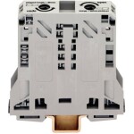 WAGO 285-150 průchodková svorka 20 mm pružinová svorka osazení: L šedá 1 ks