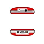 EVOLVEO EasyPhone, mobilní telefon pro seniory s nabíjecím stojánkem, červený