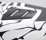 Dětská motokrosová helma Xrc MX Jasper Youth 2.0 black/white - YL / bílá