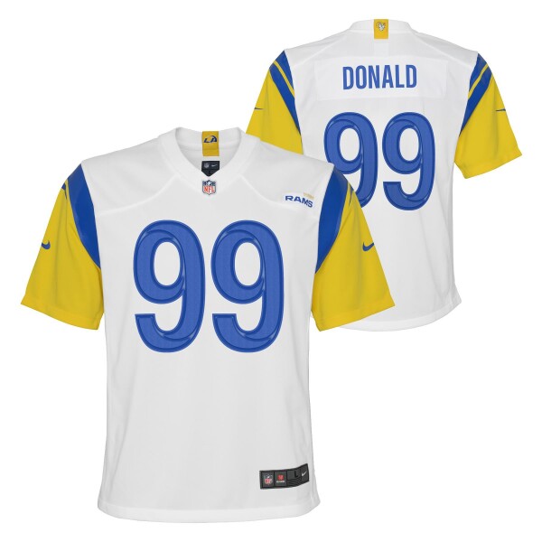 Nike Dětský dres Los Angeles Rams NFL Aaron Donald #99 Alternate Football Bílá (YOUTH)