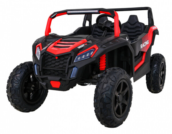 Mamido Dětské elektrické autíčko Buggy UTV Strong 24V nafukovací kola červené