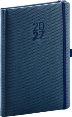 NOTIQUE Diamante 2027 modrý / Týdenní diář / 15 × 21 cm