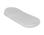 KikkaBoo Matrace do kočárku z paměťové pěny s polštářkem 75x30 cm Airknit Grey (31107010020KB)