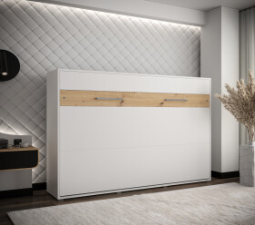 Vyklápěcí postel HH140 Barva korpusu: Bílá mat + Dub Artisan