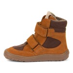 Dětské zimní barefoot boty TEX WINTER Cognac, Froddo, G3160233-1, hnědá - 24