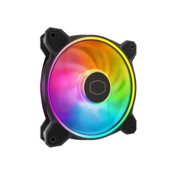 Cooler Master Master fan MF120 Halo2 černá / 120mm / Riffle bearing / 2050 RPM / 51.9 CFM / 4-pin PWM (MFL-B2DN-21NP2-R2)