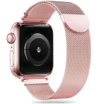 Tech-Protect MilaneseBand růžová / Řemínek milánský tah / pro Apple Watch 38/40/41 mm / Series 4-9, SE