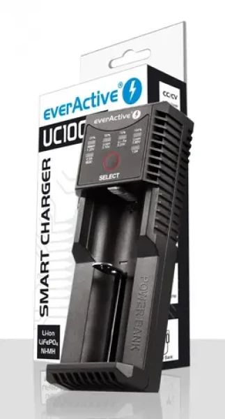 UC-100C nabíječka baterií Li-ion a Ni-MH s funkcí powerbanky / Nabíječka baterií (UC100C)