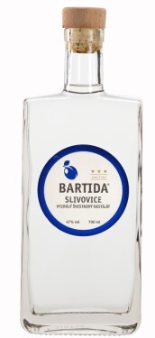 Bartida Slivovice 47% 0,7 l (holá lahev)