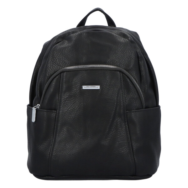 Dámský koženkový batoh Sasha, černý