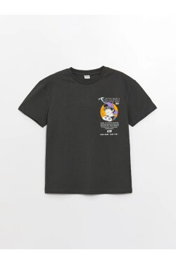 LC Waikiki Lcw Kids Comfort Fit Crew Neck Printed Boys T-Shirt