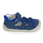 Chlapecké sandály Barefoot KENDY DENIM, Protetika, tmavě modrá - 22