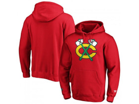 Fanatics Pánská mikina Chicago Blackhawks Primary Logo Graphic Hoodie Velikost: