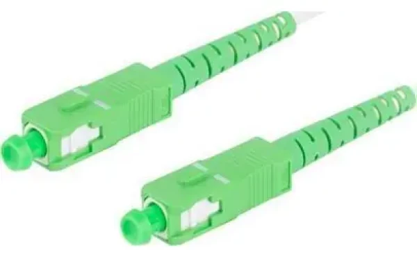 Lanberg bílá / Optický patch kabel / SC/APC-SC/APC / Singlemode G657B3 / Simplex / 30 m (FO-SASA-SS31-0300-WH)