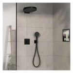 HANSGROHE - ShowerSelect Comfort E Termostatická baterie pod omítku, pro 2 spotřebiče, matná černá 15578670