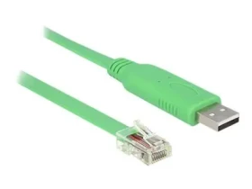DeLock 62960 zelená / Adaptér / USB 2.0 Typ-A na RS-232 RJ45 / FTDI FT232RL / pro konzole Cisco (62960)