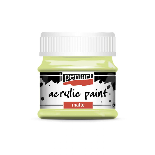 Pentart Matte akrylová barva 50 ml zelená limetta