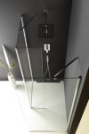 POLYSAN - MODULAR SHOWER stěna k instalaci na zeď, pro připojení otočného panelu, 1200 MS3A-120