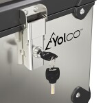 Chladicí kufr na motorku/čtyřkolku Topcase Yolco MCX17 stříbrný