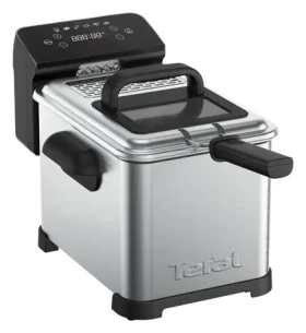 Tefal FR507D Family Pro Digital nerezová-černá / Fritéza / 4 l / 2400 W / 5 automatických programů (FR507D)
