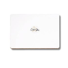 Podložka pod dort pevná Cake Star dřevovláknitá bílá obdélník 30 x 40 cm (1 ks)