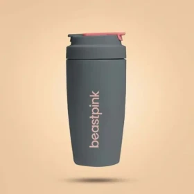Termohrnek 500 ml Grey - BeastPink (šedá) (86371-1-single_variant)