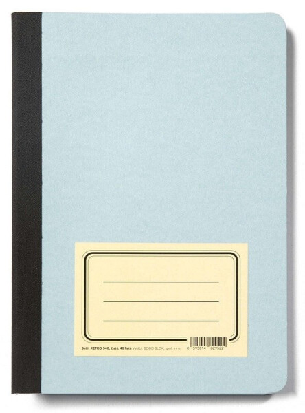 Školní sešit RETRO 540 bezdřevý