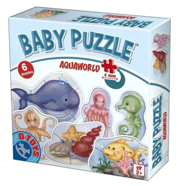 D-TOYS Baby puzzle Podmořský svět 6v1