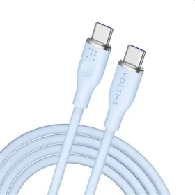 VOLTME Powerlink Moss Series CTC Kabel USB-C(M) 5A/100W 1.8m modrá / 2x USB-C(M) (C2038)