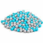 Cukrové perly SweetArt stříbrné matné a nebesky modré 5 mm (40 g)