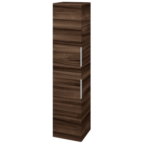 Dřevojas - Vysoká skříň s košem na prádlo DOS SVD2K 35 - D06 Ořech / Úchytka T05 / D06 Ořech / Pravé 210564FP