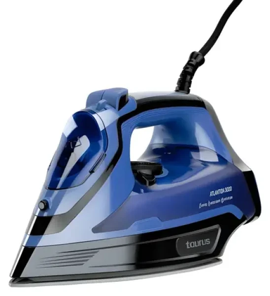 Taurus Quios 3000 černá / Napařovací žehlička / Keramická žehlicí deska / 3000 W / Parní výstřel / 0,29 l (918986000)