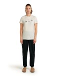Dámské merino triko s krátkým rukávem ICEBREAKER Wmns 150 Tech Lite SS Tee Bird Transit, Ecru Hthr velikost: M